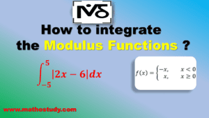 Integration of Modulus Functions - MathoStudy
