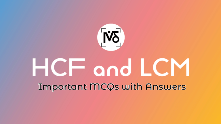 HCF and LCM