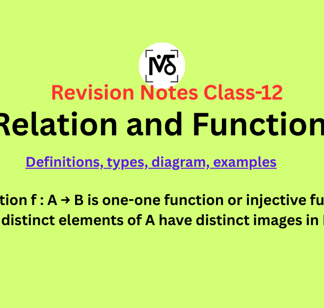 Relations and Functions Class-12 Made Easy