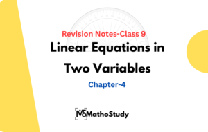 Linear Equations in Two Variables